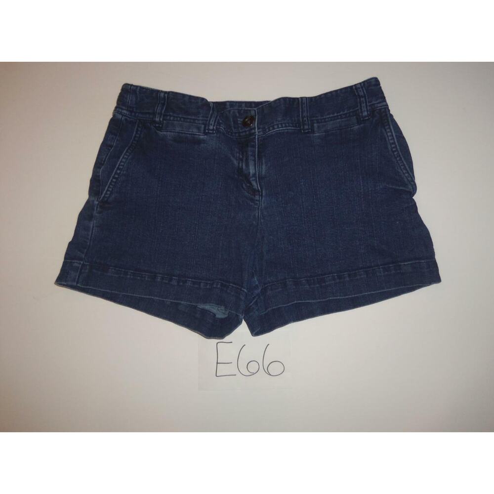 Ann Taylor Loft Blue Jean Shorts Size 4 Original Stretch Womens -0719E66